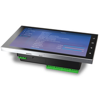 Amplificateur mural multi-zones YZ-500D OEM ODM 430W avec écran IPS 8 pouces Android et design coulissant pour projets audio BGM de villas et hôtels