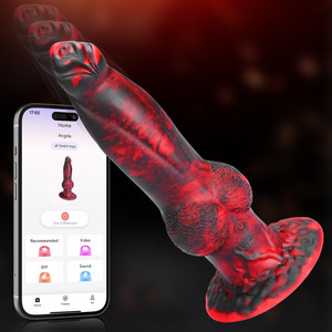 Vibratore Realistico Fantasy in Morbido PVC per Spinta, Giocattoli Sessuali, Dildo Mostruoso Gigante con Grosso Nodo per Uomini e Donne per Uso Sessuale Adulto - Product Image 6