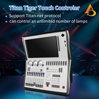 Consola de Control de Iluminación de Escenario Aicpose IP33, 20 Teclas de Función Macro Personalizables, Controlador DMX Quartz, Garantía de 2 Años