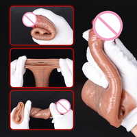 Manchon d'extension réaliste et doux de 8 pouces pour homme, réutilisable, pour l'amélioration masculine