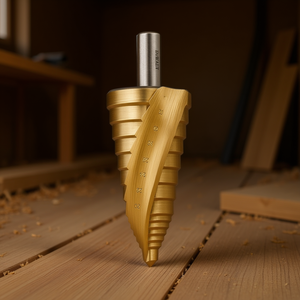 Broca para pulir pisos con punta escalonada, vástago de 1/4 de pulgada para aplicaciones de carpintería y pisos - Product Image 3