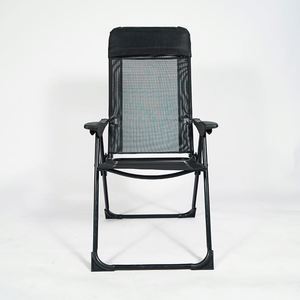 <b>Reclining</b> Foldable Outdoor Patio <b>Chair</b> with Breathable Teslin Mesh - Product Image 5