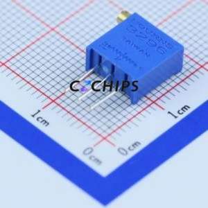 Resistencia Ajustable/Potenciómetro 3296X-1-102LF SIP-3P, Resistencia de 10x4.8mm, 1kOhm, 10%, 500mW, 100ppm ℃ - Product Image 1