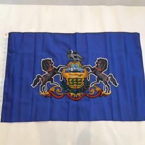Bandera del Estado de Pensilvania Bordada en Oxford 210D de Primera Calidad, Bandera Estadounidense Duradera, Pedido al por Mayor - Product Image 1