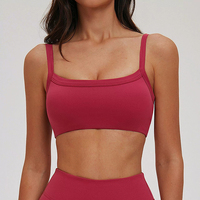 Soutien-gorge de sport moulant effet seconde peau haute élasticité pour femme, idéal pour le yoga et le fitness – Vente en gros usine