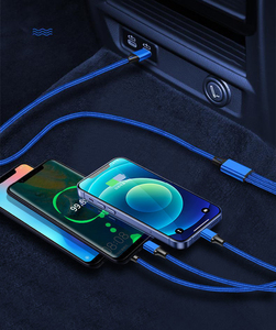 Phổ 3 trong 1 đa điện thoại di động sạc nhanh <span class=keywords><strong>USB</strong></span> Cáp dữ liệu cho Iphone cho samsung cho Android 3in1 Loại C sạc cáp - Product Image 5