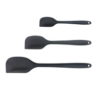 (ALSU-SC001) Ensemble de spatules en silicone monobloc, spatule de cuisson résistante à la chaleur pour mélanger la crème et les gâteaux, outils de pâtisserie pour la cuisine