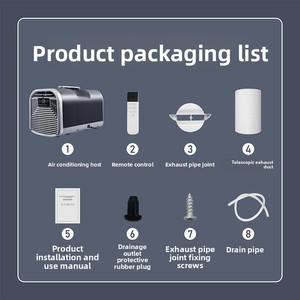 Hot Bán <span class=keywords><strong>AC</strong></span> 5100BTU Mini Di Động Xách Tay Làm Mát Điều Hòa Không Khí Điện Làm Mát Cho Phòng Nhỏ RV Lều Không Có Hệ Thống Thoát Nước - Product Image 3