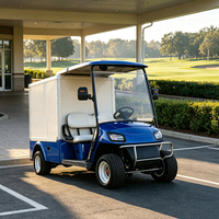 Chariot de golf électrique polyvalent avec benne basculante, version pick-up, poches pour bâches et boîte de rangement, vente en gros