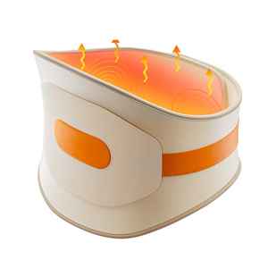 Massaggiatore elettrico regolabile in vita con compressione a caldo vibratore di riscaldamento della parte bassa della schiena per alleviare il dolore della vita cintura da allenamento - Product Image 1