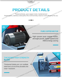 Machine de <span class=keywords><strong>d</strong></span>écoupe des barres électriques, fil de coupe en acier renforcé et <span class=keywords><strong>d</strong></span>époli, automatique, garantie <span class=keywords><strong>d</strong></span>'un an, GQ50, 1 pièce - Product Image 4