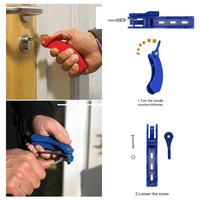 Diffuseur multifonctionnel : Poignée d'assistance pour l'ouverture de serrures, compatible personnes âgées et handicapées, avec support de rangement et aide à la rotation
