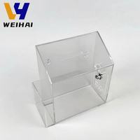 Industrielle Acryl-Abstimmung sbox-Manipulation sichere Stimmzettel-und Spenden box | Hersteller von Multifunktions-Vorschlags boxen