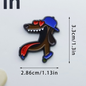 Wholesale <b>Hat</b> Metal Decoration <b>Hat</b> Lapel Pin Factory Custom Creative Cross Enamel Badge Pin - Product Image 5