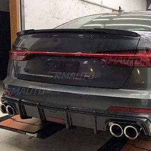 Alerón Trasero para Audi A6 C8 2019 2020 2021 2022, Estilo Fibra de Carbono, Plástico ABS, Accesorios para Carrocería - Product Image 5