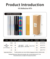 Vinyle thermocollant réfléchissant PU, étiquette réfléchissante personnalisée arc-en-ciel, impression de décalcomanies, matériau réfléchissant pour étiquettes de vêtements imprimées