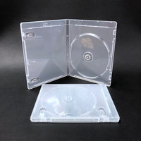 Boîtier de protection personnalisé blanc pour disque de jeu PS3, coque de rangement simple en PP pour 3 CD/DVD, boîte de disque optique