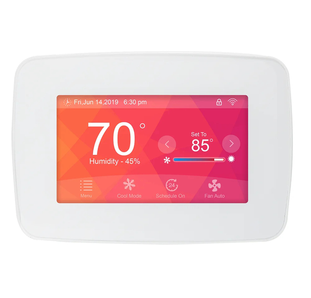 Telin AC7100-WIFI 24V Wireless Wifi Thermostat Heat Pump Controller Floor Heating System for House Smart Thermostat