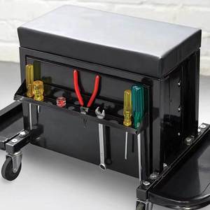 Ananke Tools Rolling Box Heavy Duty <b>Stainless</b> <b>Steel</b> 3 Drawers <b>Workbench</b> Tool Cabinet OEM Black - Product Image 3