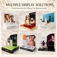 Support d'affichage cosmétique en acrylique personnalisé - Résistant à l'eau et écologique, montage facile pour les magasins de détail et les salons de beauté
