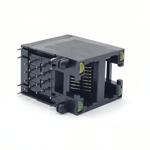 Màu đen 2x1 PCB kết nối điện tử RJ11 <span class=keywords><strong>RJ45</strong></span> nữ nối PCB Jack <span class=keywords><strong>RJ45</strong></span> Modular Ethernet <span class=keywords><strong>RJ45</strong></span> kết nối với LED - Product Image 6