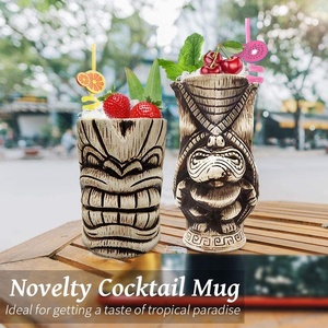 De Tiki tazas de cerámica taza de Tiki de tazas para Mai Tai golpe Pina Colada Y bar Tropical bebidas TIKISET - Product Image 2
