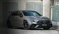 Kit carrosserie complet A45 AMG pour Mercedes Classe A W176 2016-2018, pièces de modification extérieures pour restylage incluant pare-chocs, calandre, jupes latérales