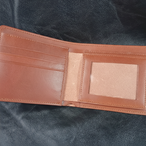 Premium Vintage Genuine Leather Foldable Bi-Fold <b>Wallet</b> Slim RFID Blocking Open Closure <b>Card</b> Holder Slots for <b>Men</b> BFW-0126 - Product Image 1