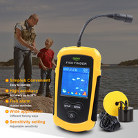 Détecteur de pêche détecteur de fil portable bateau profondeur pêche filaire capteur Sonar transducteur pour Fisher