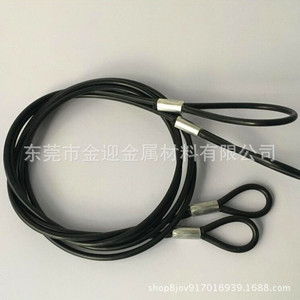 Stainless Steel Wire Rope Coated Colored Right Hand Twisted Double Strand 0.5-30mm Tensile 1920N Coupling Type OEM Customizable - Product Image 3