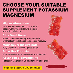 Premium Custom <b>Herbal</b> <b>Supplement</b> Potassium Magnesium Gummies Contains Vitamin D3 With Vitamin C Boost Electrolyte Balance - Product Image 5
