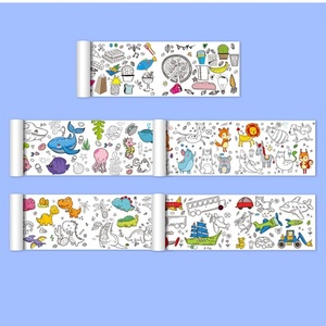 Rollo de Dibujo Educativo para Niños Unisex, Papel para Colorear, Juguete de Dibujo para Niños, Rollo de Dibujo Inspirado en el Graffiti - Product Image 4