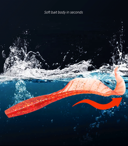 Harga Grosir Umpan Pancing Plastik Lembut 5 Warna Rok Ekor Melengkung Termasuk Umpan Berenang Cacing Umpan Jigging Lembut Umpan Berenang - Product Image 5