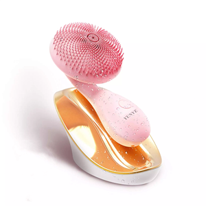 Massaggio viso portatile per pulizia profonda a 5 colori con Base di ricarica magnetica rotante Stereo - Product Image 1