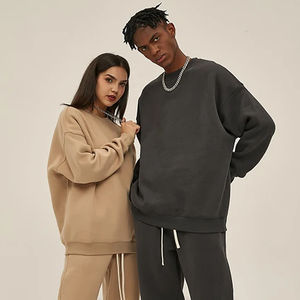 Yingling <strong>Valentine</strong> 350G Jogger <strong>Jumper</strong> Gym Workout Organic Cotton Hoodies Custom Embroidered Men Crewneck Sweatshirt - Product Image 6