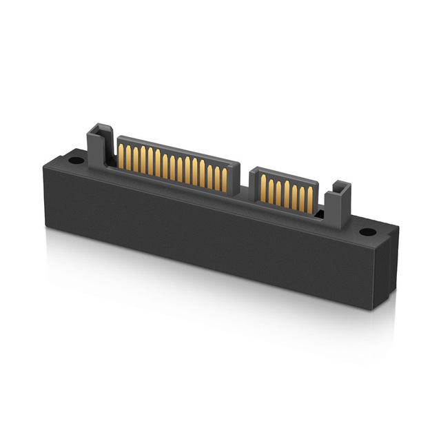 90 Degree SFF-8482 SAS to SATA Adapter, Right Angle Hard Drive Connector for Motherboard
