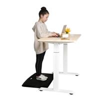 Emballage intégral ergonomique du fabricant Bureau électrique debout à moteur unique avec hauteur de levage avec bureau en MDF de 47 po x 24 po