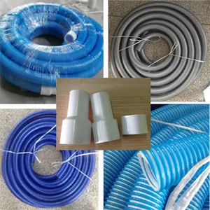 Hose Manufacturer EVA 2 Inch Flexible Swimming Pool Water Cleaner Suction Vacuum Hose Pipe For Swimming Pool With Swivel Cuff