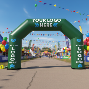 定制充气拱门促销巨型拱门广告活动跑步比赛起点终点线防水耐用定制徽标拱门 - Product Image 1