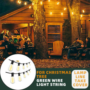 Vườn ngoài trời trang trí kính thiên văn đèn có thể sạc lại treo lều đèn lồng dẫn có thể thu vào chuỗi cắm trại dây đèn - Product Image 3