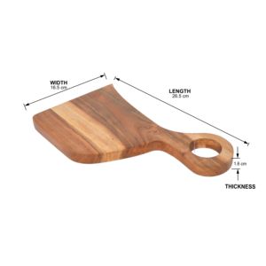 เขียงไม้แฮนด์เมดเขียงหั่นผักเครื่องครัวเขียงไม้กระถิน - Product Image 2