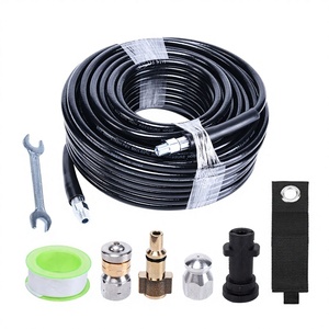 Kit de débouchage de canalisations <span class=keywords><strong>PVC</strong></span> pour nettoyeur haute pression 5800 psi avec buse Water Rat - Product Image 1