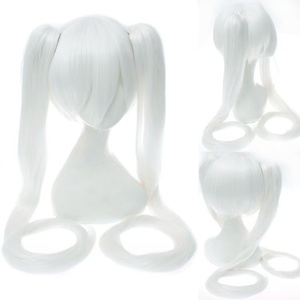 Nueva Llegada Peluca de Fibra Resistente al Calor con Red de Rosas, Rizada, Sedosa, Lisa, Ondulada, Larga, con Doble Pinza, Azul <span class=keywords><strong>Miku</strong></span> <span class=keywords><strong>Cosplay</strong></span>, 180% de Densidad - Product Image 5