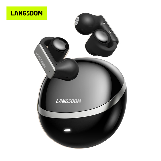 Wholesale Supplier Ear Clip Earphone Bluetooth 6.0 Noise Cancelling Tws Earbuds Sport Wireless Headphones with Smart APP Control