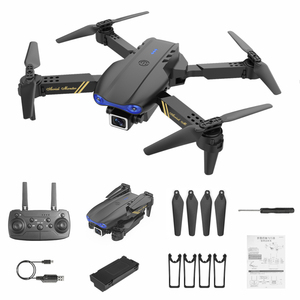 LONG BATTERY LIFE Brushless Motor Quadcopter AIR Pressure Fixed Height Foldable 4K Dual <strong>Camera</strong> E99 Pro <strong>Drone</strong> - Product Image 1