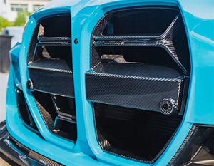 Utilisé pour le 21-IN BMW M Series M3 <span class=keywords><strong>M4</strong></span> G80 G82 modification style <span class=keywords><strong>CSL</strong></span> kit de carrosserie de calandre de remplacement en fibre de carbone sèche - Product Image 5