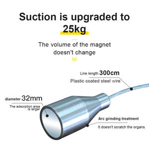 Longermay - Extractor Magnético de Hierro para Ganado, Equipo para Vacas y Caballos, 8 kg, 25 kg, Aparato para Extracción de Cuerpos Extraños del Estómago del Ganado - Product Image 4