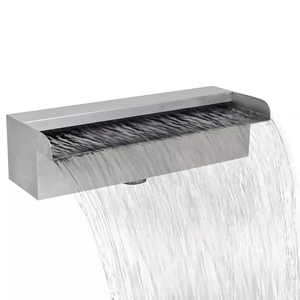 Baobiao OEM pared interior Rock acero inoxidable cascada LED Multicolor Dor Spa <span class=keywords><strong>ducha</strong></span> <span class=keywords><strong>piscina</strong></span> a 3 pies 100 pulgadas cortina de agua - Product Image 1