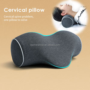 Almohada de espuma viscoelástica con estiramiento de algodón para el cuello, cubierta de terapia para aliviar el dolor, dispositivo de tracción Cervical - Product Image 5