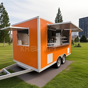 Chariot de vente ambulante vintage 2025, vente mobile avec livraison gratuite, remorque de camion de nourriture - Product Image 2